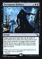 Outrageous Robbery (PRE-97S) - rare - Foil