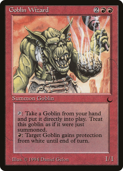 Goblin Wizard (DRK-069) - rare
