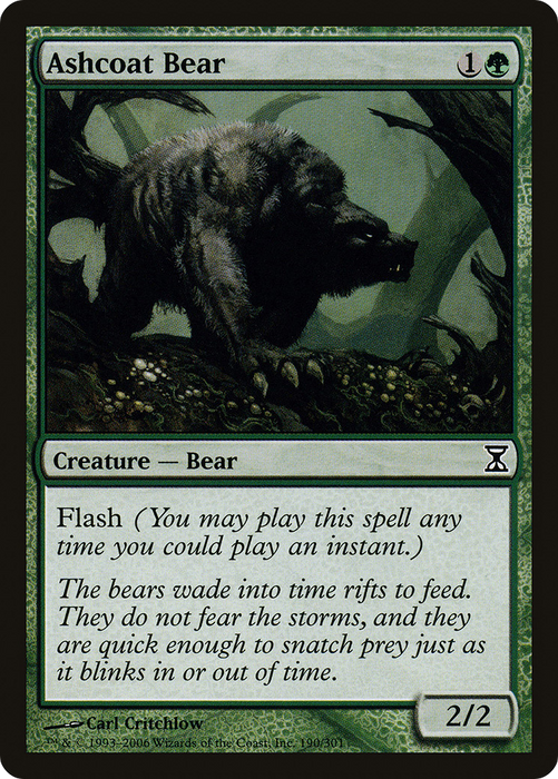 Ashcoat Bear (TSP-190) - common