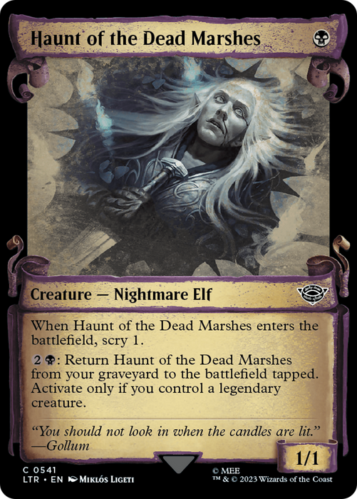 Haunt of the Dead Marshes (LTR-541) - common: (Showcase) - Foil