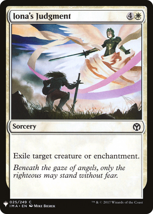 Iona's Judgment (LIST-IMA-25) - common