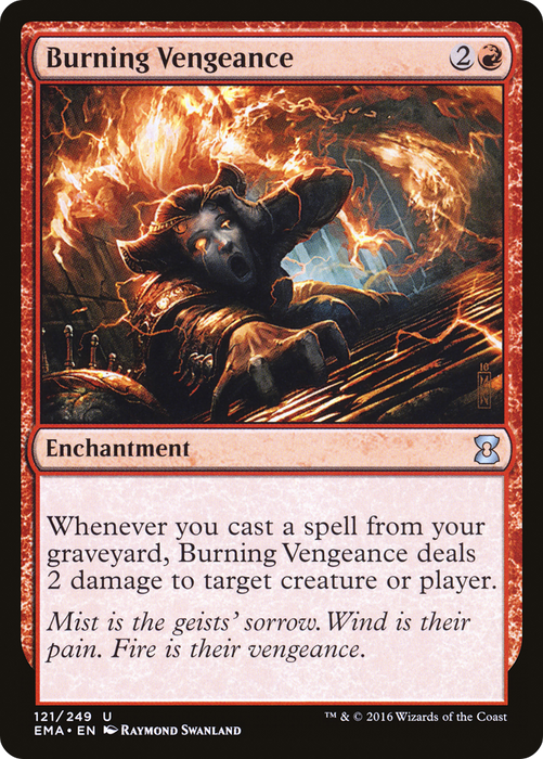 Burning Vengeance (EMA-121) - uncommon - Foil