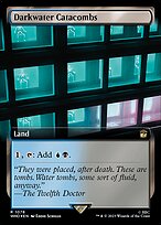 Darkwater Catacombs (WHO-1078) - rare: (Extended Art) - Foil
