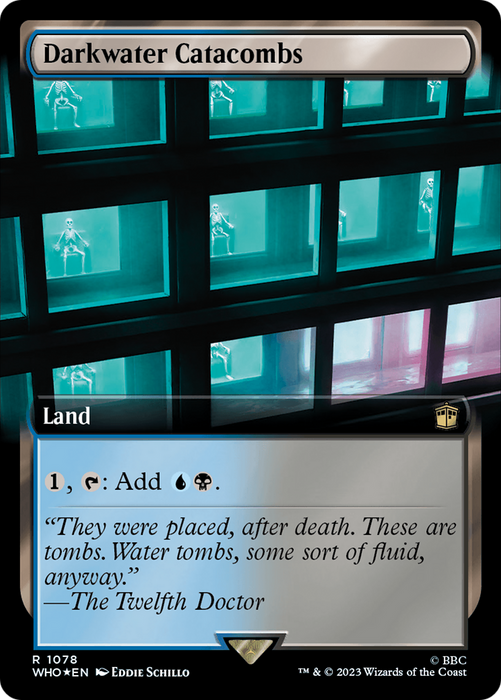 Darkwater Catacombs (WHO-1078) - rare: (Extended Art) - Foil