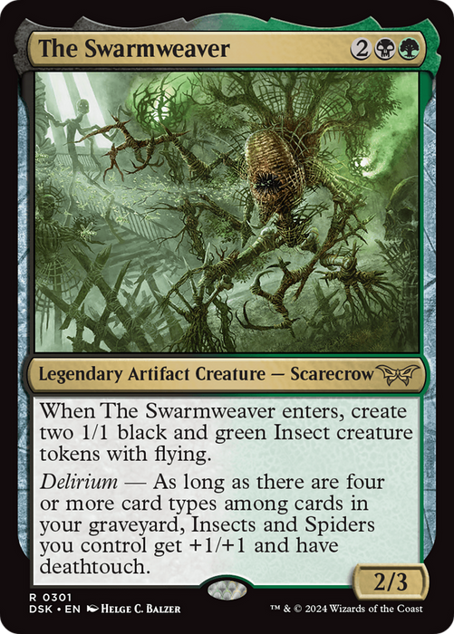 The Swarmweaver (DSK-301) - rare - Foil