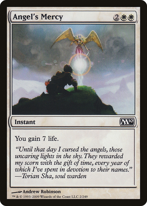 Angel's Mercy (M10-002) - common - Foil