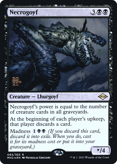 Necrogoyf (PRE-93S) - rare - Foil