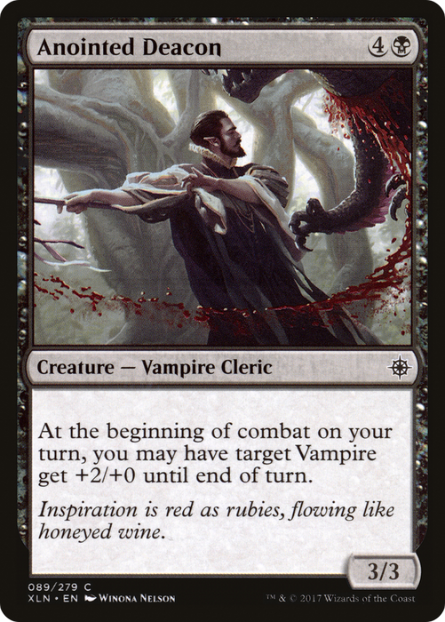 Anointed Deacon (XLN-089) - common - Foil