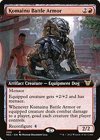 Komainu Battle Armor (NEC-060) - rare: (Extended Art)