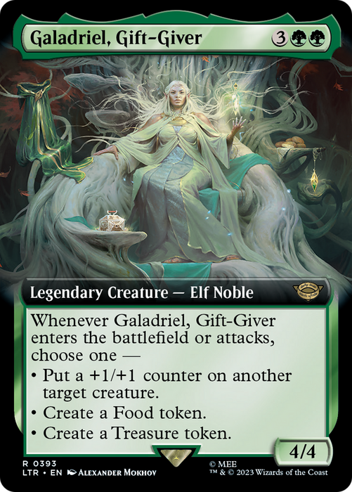 Galadriel, Gift-Giver (LTR-393) - rare: (Extended Art)