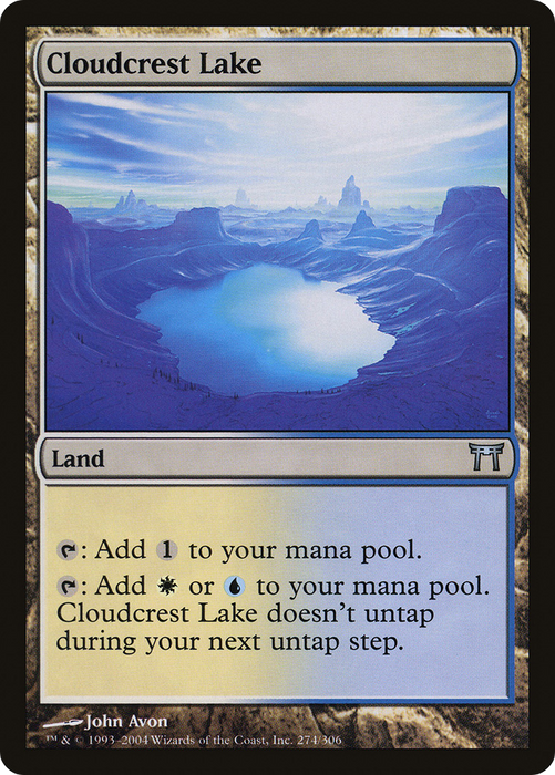 Cloudcrest Lake (CHK-274) - uncommon - Foil