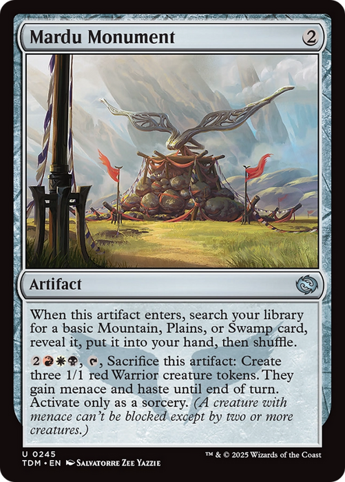 Mardu Monument (TDM-245) - uncommon - Foil