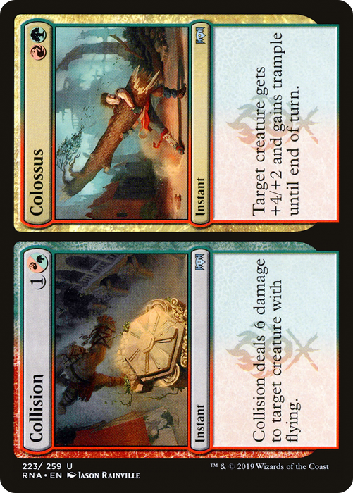 Collision // Colossus (RNA-223) - uncommon - Foil