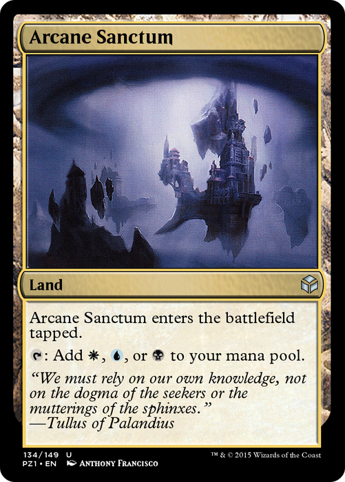 Arcane Sanctum (PZ1-134) - uncommon - Foil