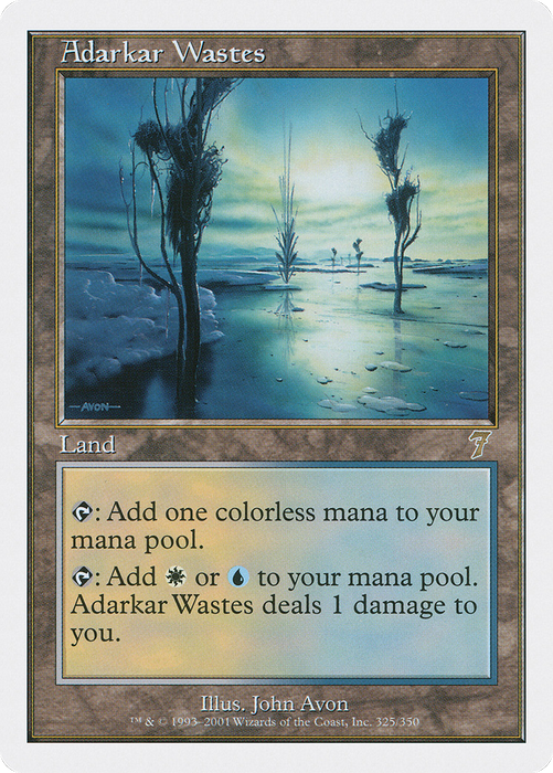 Adarkar Wastes (7ED-325) - rare