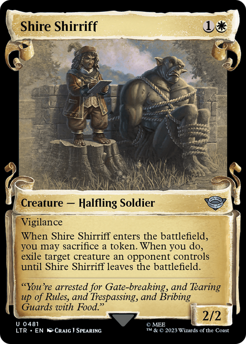 Shire Shirriff (LTR-481) - uncommon: (Showcase)
