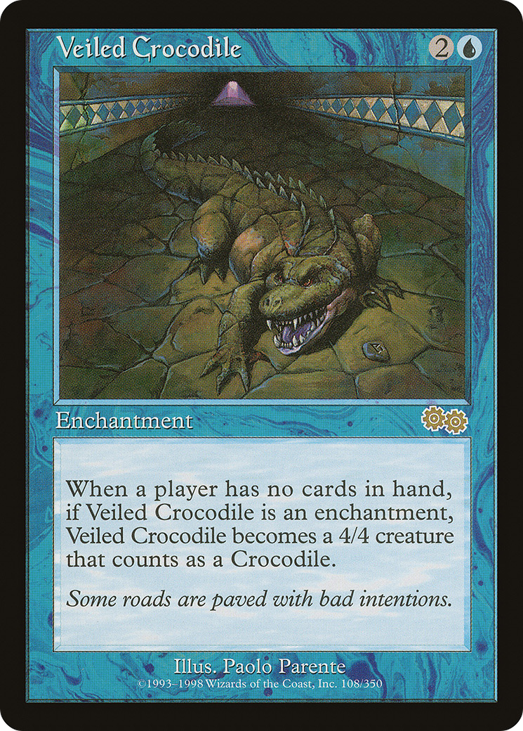 Veiled Crocodile (USG-108) - rare