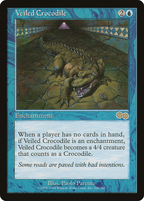 Veiled Crocodile (USG-108) - rare