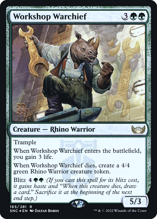 Workshop Warchief (PRE-165S) - rare - Foil