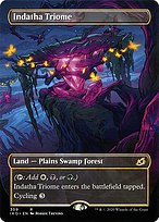 Indatha Triome (IKO-309) - rare: (Showcase) (Borderless) - Foil