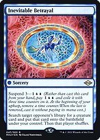 Inevitable Betrayal (PRE-47S) - rare - Foil