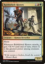 Rubblebelt Rioters (WAR-215) - uncommon - Foil