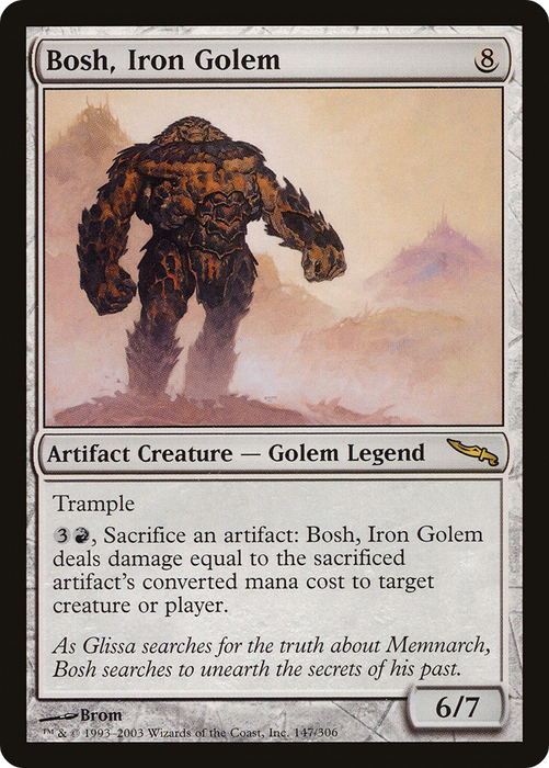 Bosh, Iron Golem (MRD-147) - rare