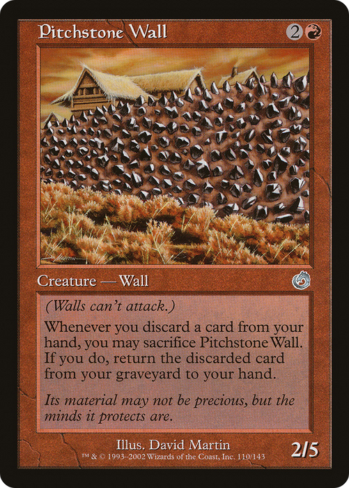 Pitchstone Wall (TOR-110) - uncommon - Foil