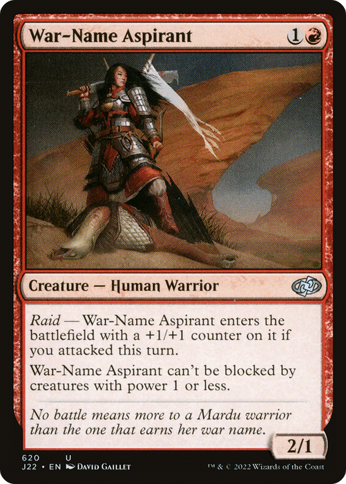 War-Name Aspirant (J22-620) - uncommon