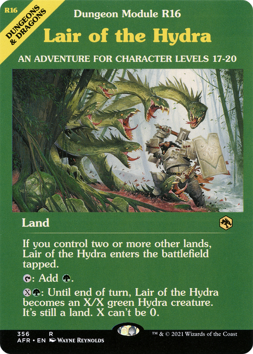 Lair of the Hydra (AFR-356) - rare: (Showcase) - Foil