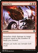 Stonefury (CMR-203) - common - Foil