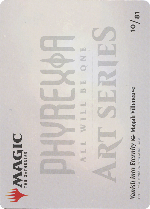 Vanish into Eternity // Vanish into Eternity (AONE-010) - common (Borderless) - Foil