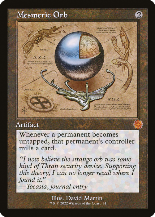 Mesmeric Orb (BRR-094) - mythic - Foil