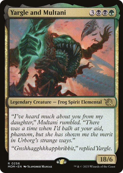 Yargle and Multani (MOM-256) - rare - Foil