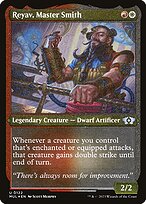 Reyav, Master Smith (MUL-122) - uncommon - Etched Foil