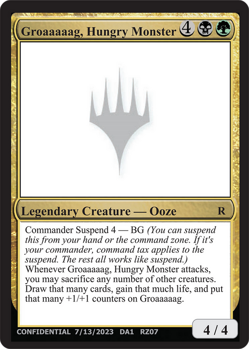 Groaaaaag, Hungry Monster (UNK-RZ07B) - rare