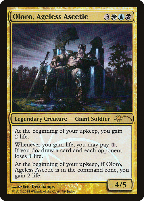 Oloro, Ageless Ascetic (JDG-009) - rare - Foil