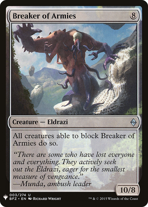 Breaker of Armies (LIST-BFZ-3) - uncommon