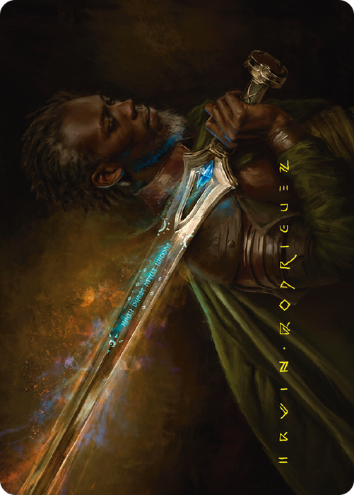 Andúril, Flame of the West // Andúril, Flame of the West (ALTR-028) - common (Borderless) - Foil