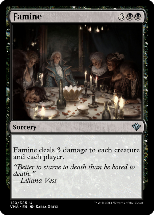 Famine (VMA-120) - uncommon - Foil