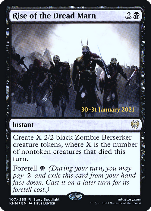 Rise of the Dread Marn (PRE-107S) - rare - Foil