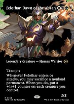 Felothar, Dawn of the Abzan (TDM-358) - rare: (Showcase) (Borderless)
