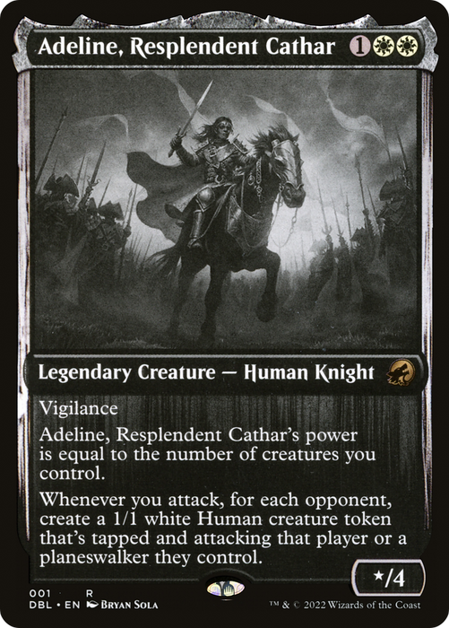 Adeline, Resplendent Cathar (DBL-001) - rare