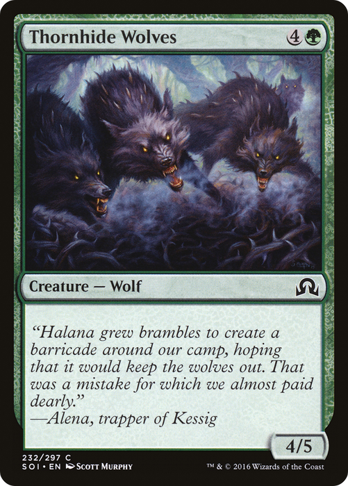 Thornhide Wolves (SOI-232) - common