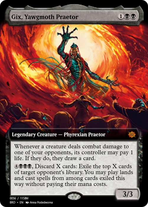 Gix, Yawgmoth Praetor (PRM-105720) - mythic - Foil