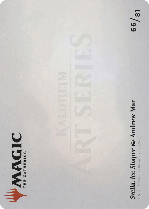 Svella, Ice Shaper // Svella, Ice Shaper (AKHM-066) - common (Borderless) - Foil