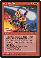 Omen of Fire (ALL-075) - rare
