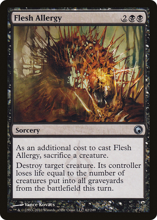 Flesh Allergy (SOM-062) - uncommon - Foil