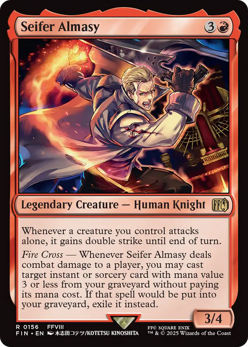Seifer Almasy (FIN-156) - rare