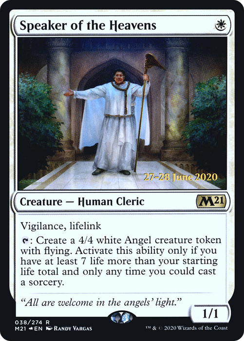 Speaker of the Heavens (PRE-38S) - rare - Foil